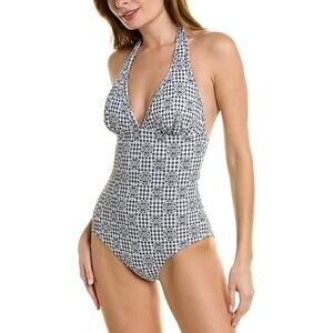 MSRP$240 Shoshanna Women's Standard Halter One Piece sz 12